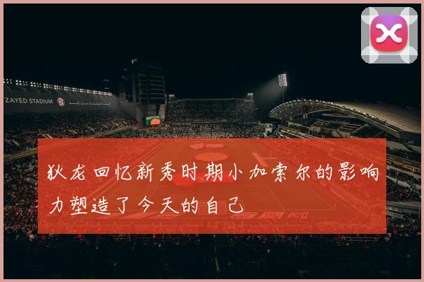 狄龙回忆新秀时期小加索尔的影响力塑造了今天的自己